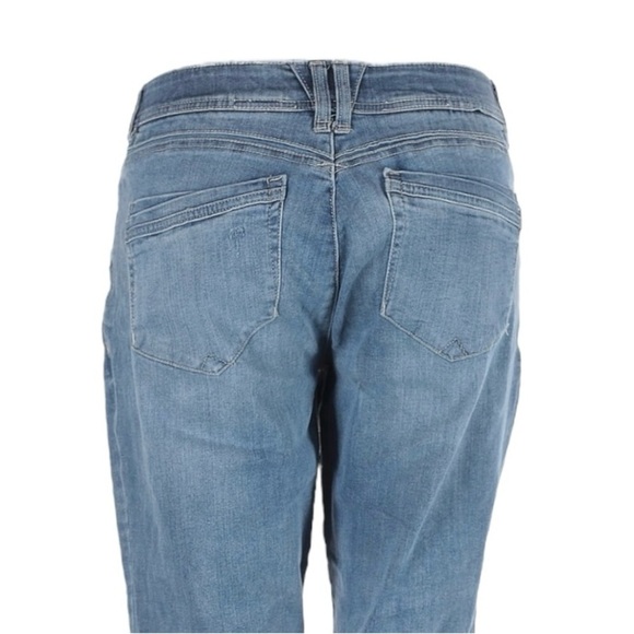 Democracy Skinny Ankle Jeans 16 NWT Blue Slightly Distressed Slimming Fit Comfy - Picture 5 of 9